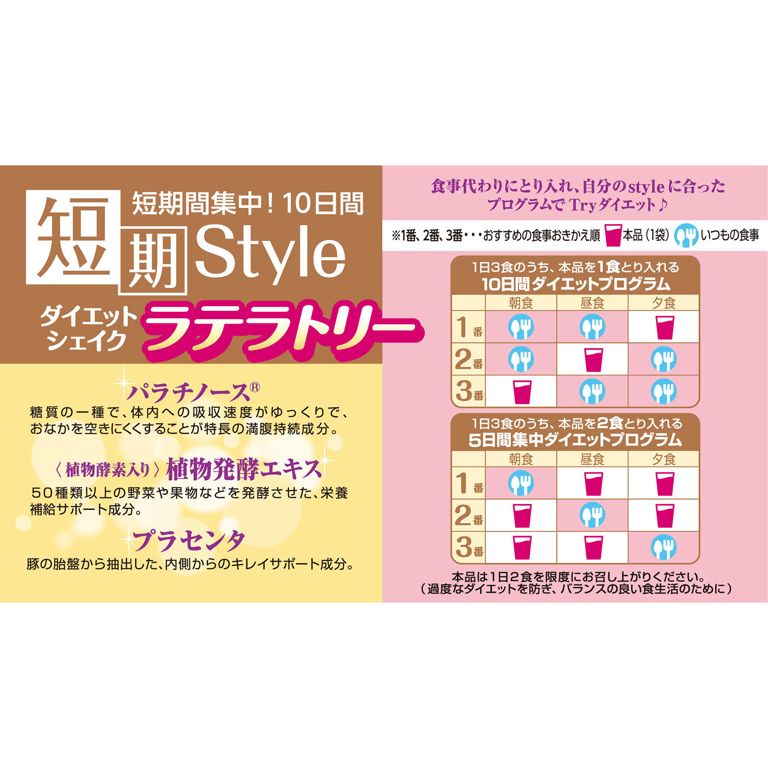 短期スタイル ダイエットシェイク ラテラトリー | 健康食品のことなら