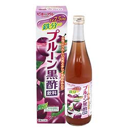 ビネップル　鉄分入りプルーン黒酢飲料