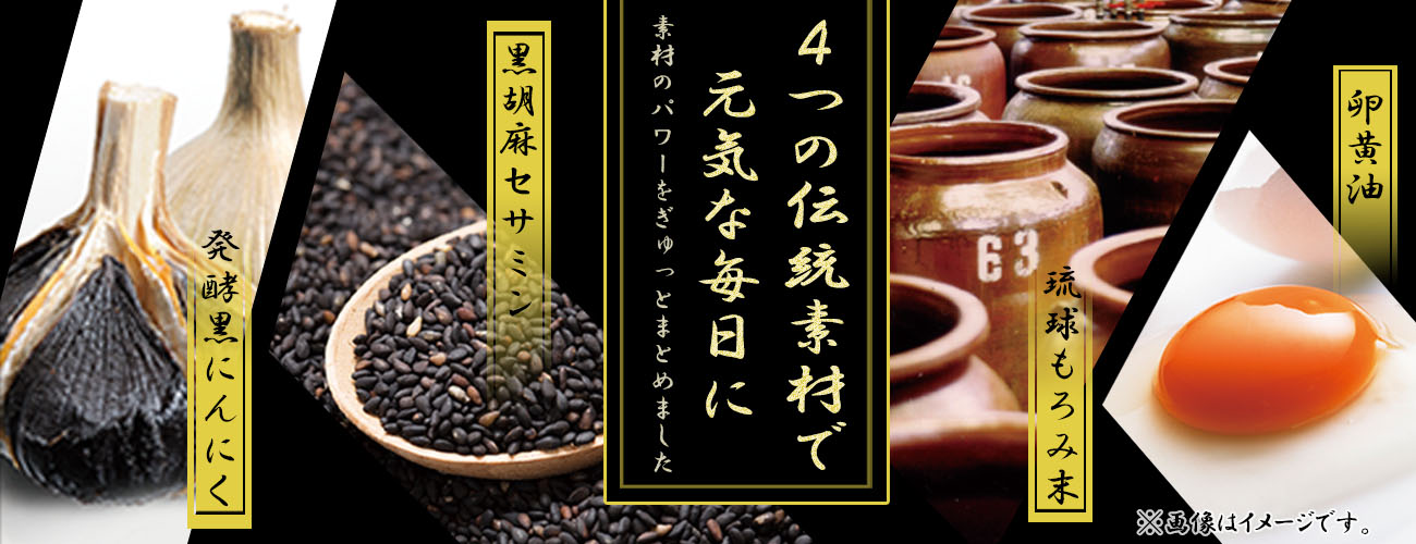 黒胡麻・卵黄油の入った琉球もろみ黒にんにく 徳用 | 健康食品のことなら井藤漢方製薬