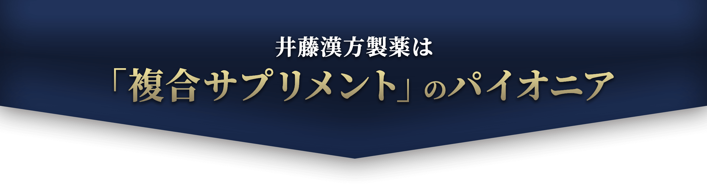 井藤漢方製薬は「複合サプリメント」のパイオニア