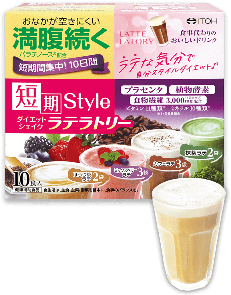 Short-term style diet shake lattice